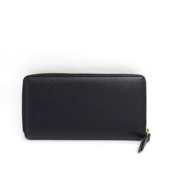 Gucci Wallet Gg Marmont Black Long - Picture 1 of 11